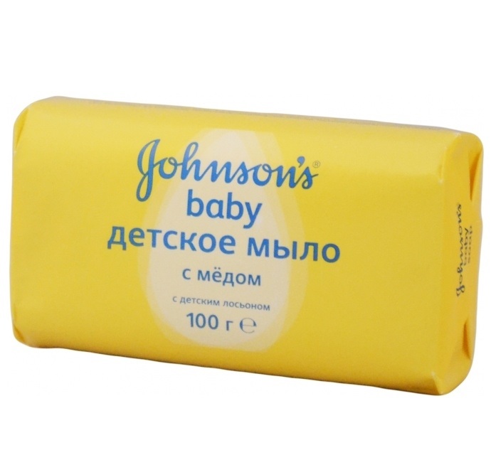 Джонсон мыло детское с медом 100г