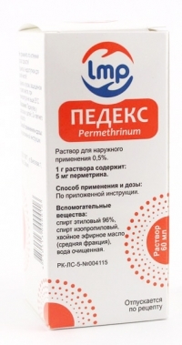 Педекс 0,5% лосьон 60мл