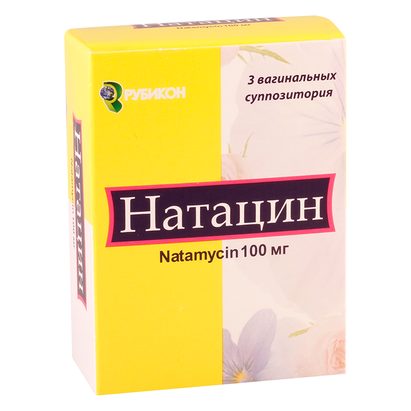 Натацин ваг.супп 100мг №3