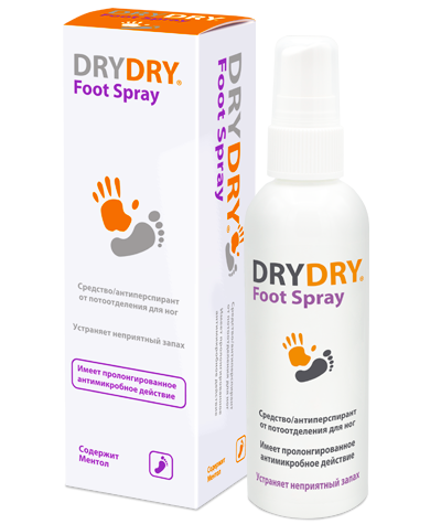 Антиперспирант Драй Food spray Excelen для ног100мл