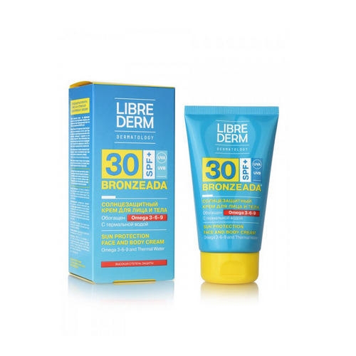 Либридерм Бронзеада Крем SPF30 солнцезащ. с Омега 3-6-9 и термальной водой 150мл