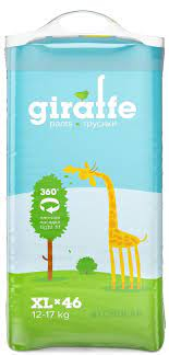 Трусики-подгузники Lovular Girafee XL (12-18кг) №1 (46)