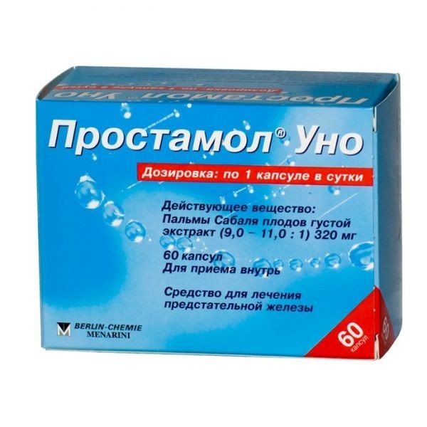 Простамол уно 320мг кпс №60