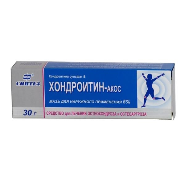 Хондроитин-Акос 5% мазь 30г