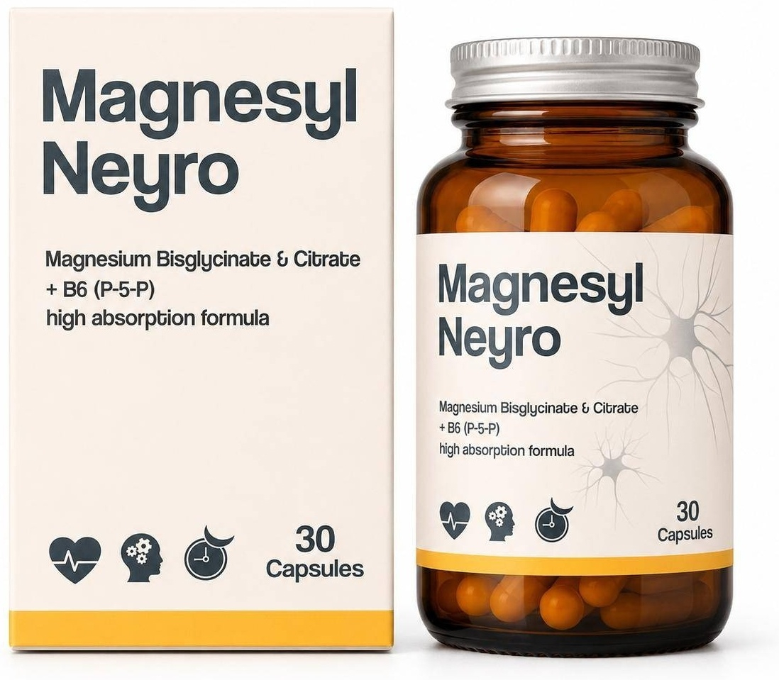 Магнесил (Magnesyl) нейро капс №30