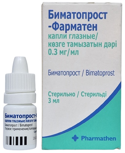 Биматопрост-Фарматен  глазные капли 3мл