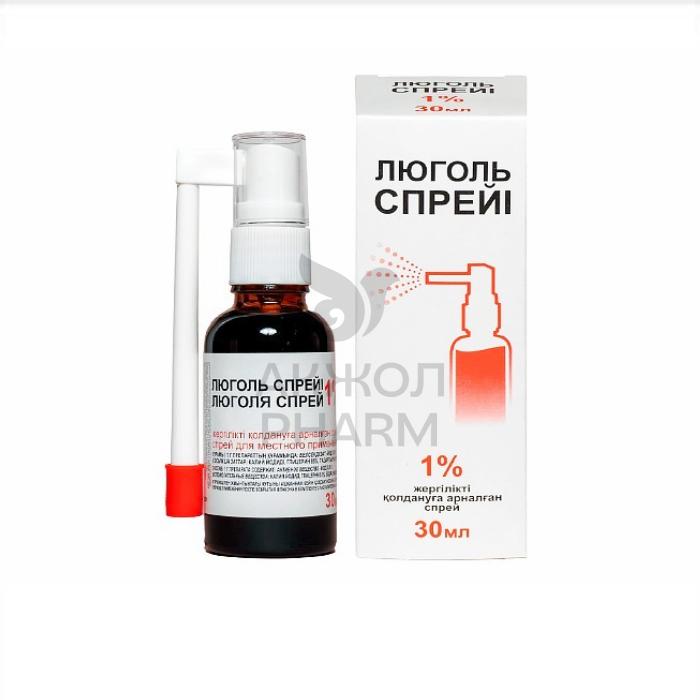 Люголя спрей для местного применения 1%- фл 30мл