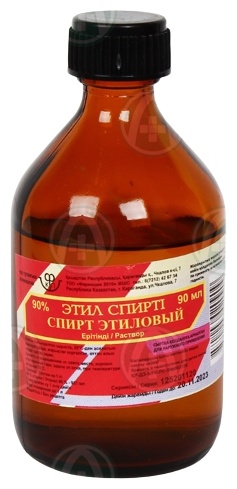 Спирт этиловый 90% фл 90мл (ТК-Фарм)