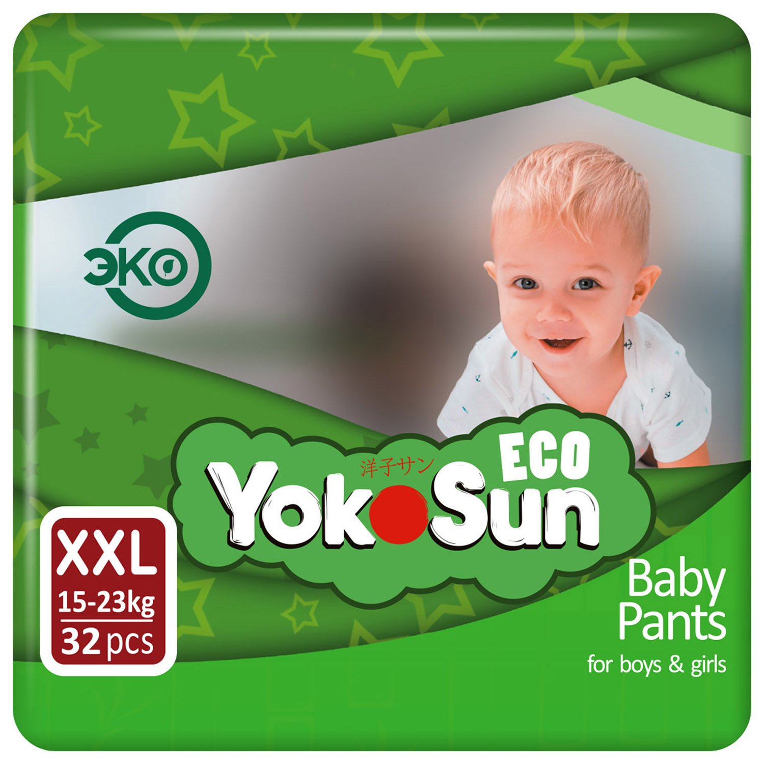 Трусики детские YokoSun ЭКО ХХL (15-23кг) №1 (32)