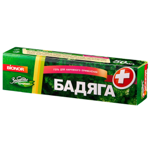 Бадяга гель для тела 50мл