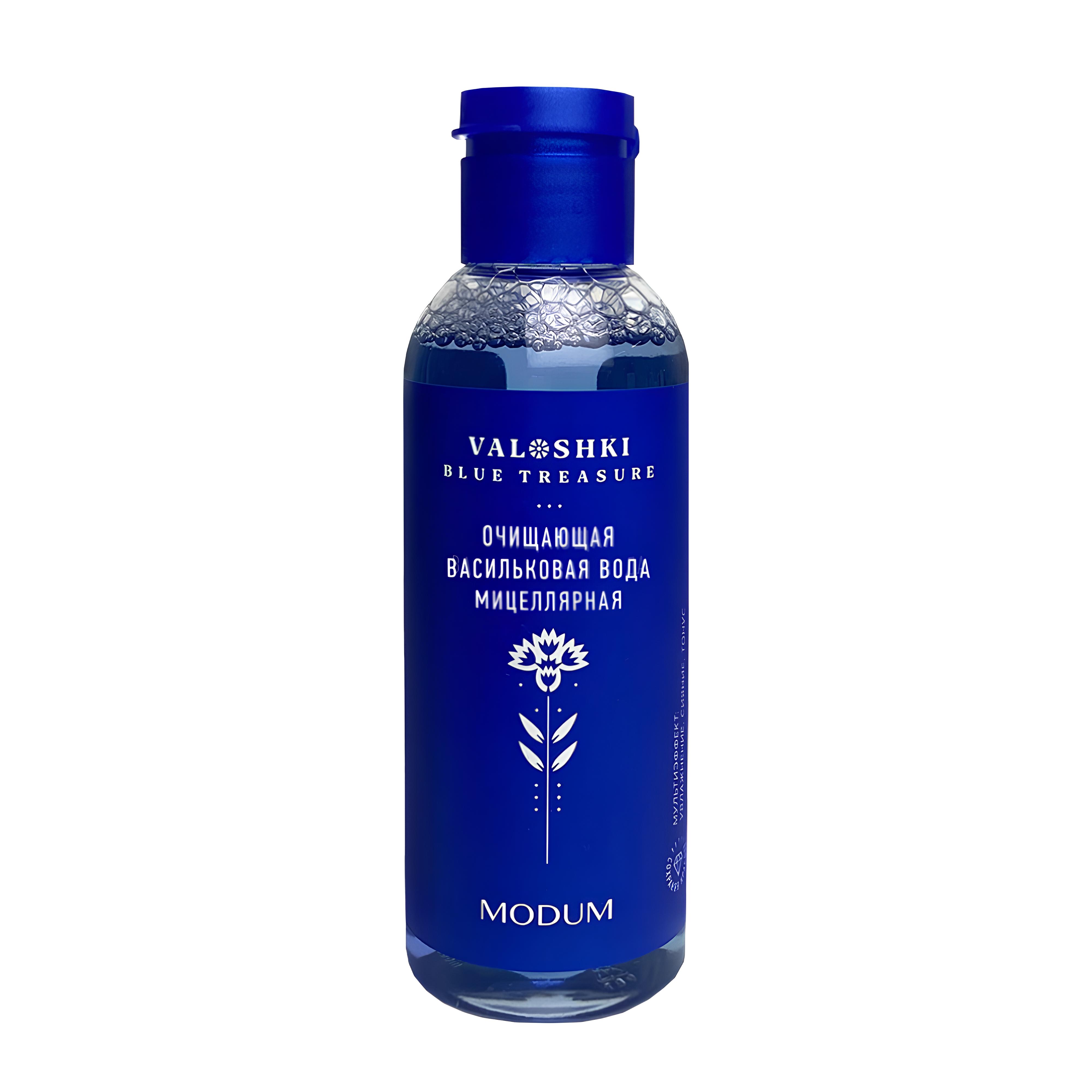 MODUM Вода васильковая очищающая Modum VALOSHKI BLUE TREASURE мицеллярная 150 мл