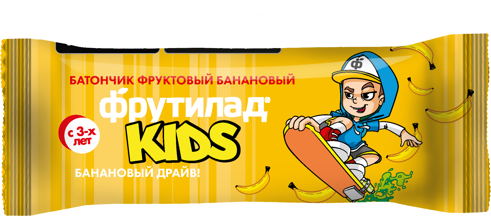 Батончик фруктовый Фрутилад Кидс Банановый драйв 25г