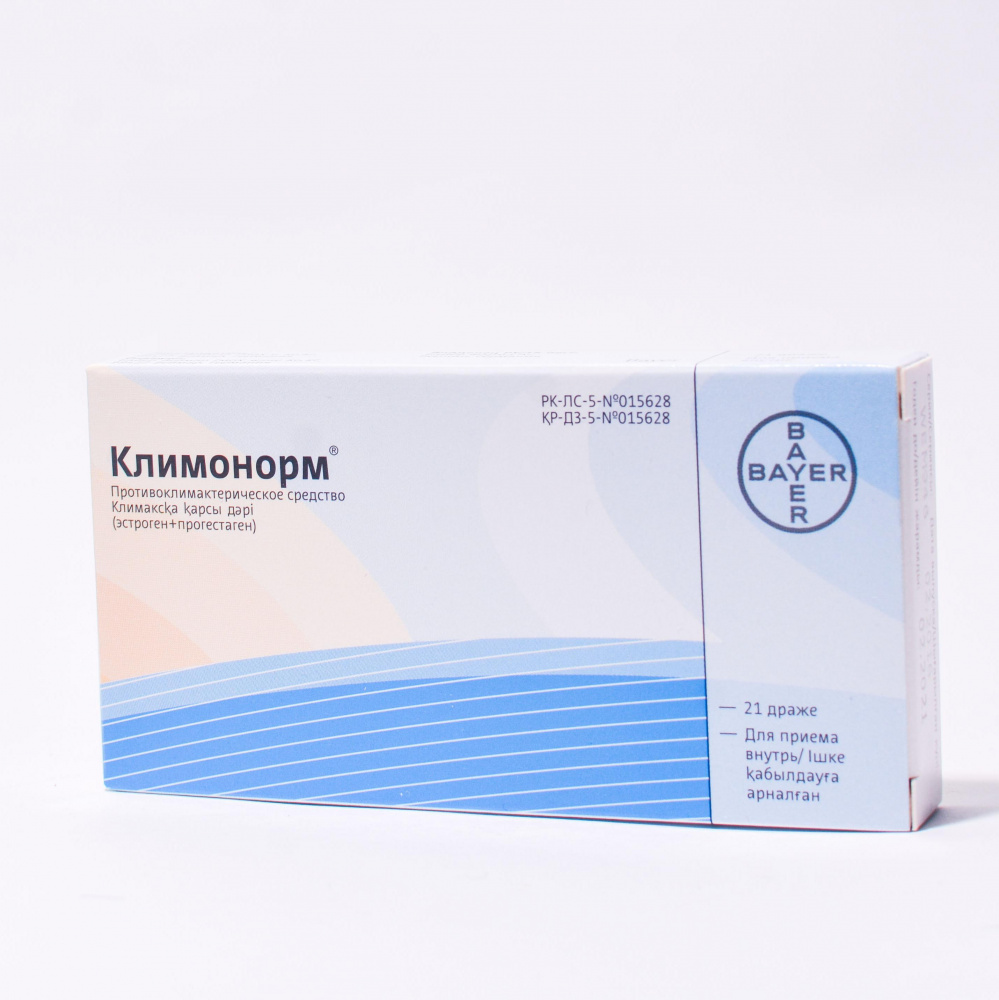Климонорм 2мг драже №21