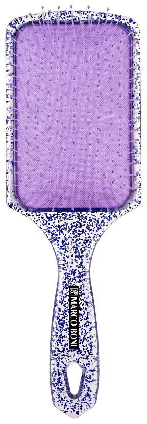 Marco Boni Расческа для волос PADDLE коллекция - GLITTER PURPLE