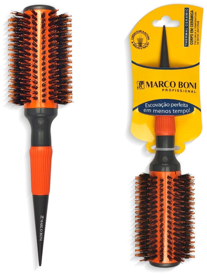 Marco Boni Расческа для волос коллекция PROFESSIONAL THERMAL CERAMIC ORANGE Ø34 (9027Т)