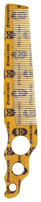 Marco Boni Расческа для волос в форме черепа COMB тонкие зубья мужская линейка — фото 2